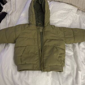 Zara puffer jacket with hood